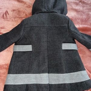 Dark Gray Tommy Hilfiger Unisex Peacoat for toddler.